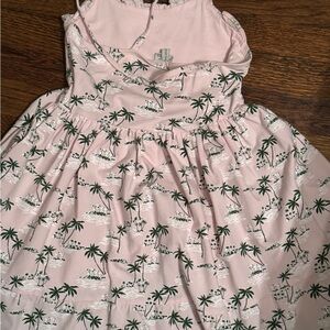 Jack by BB Dakota Pink Tropical Print Kids Dress
